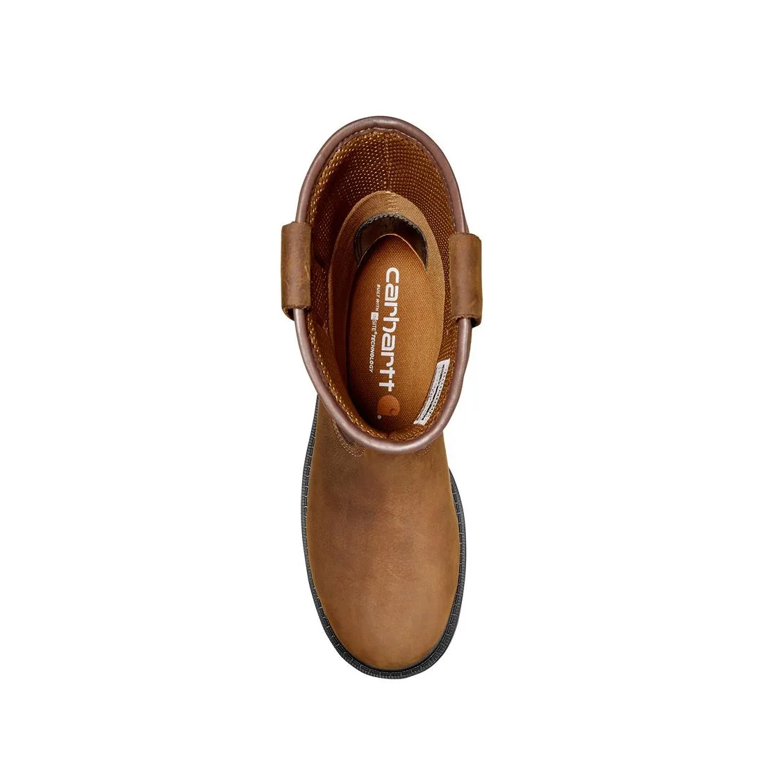11" Ironwood Soft-Toe Waterproof Wellington Pull-On Boot Brown