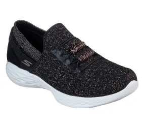 158954 You Vida Black Rose Gold Skechers Sneakers