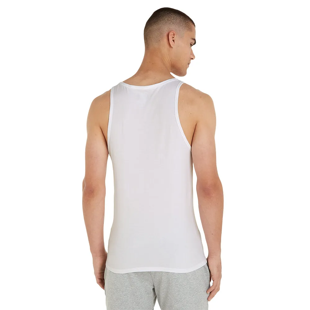2-Pack Modern Cotton Lounge Tank Tops, White