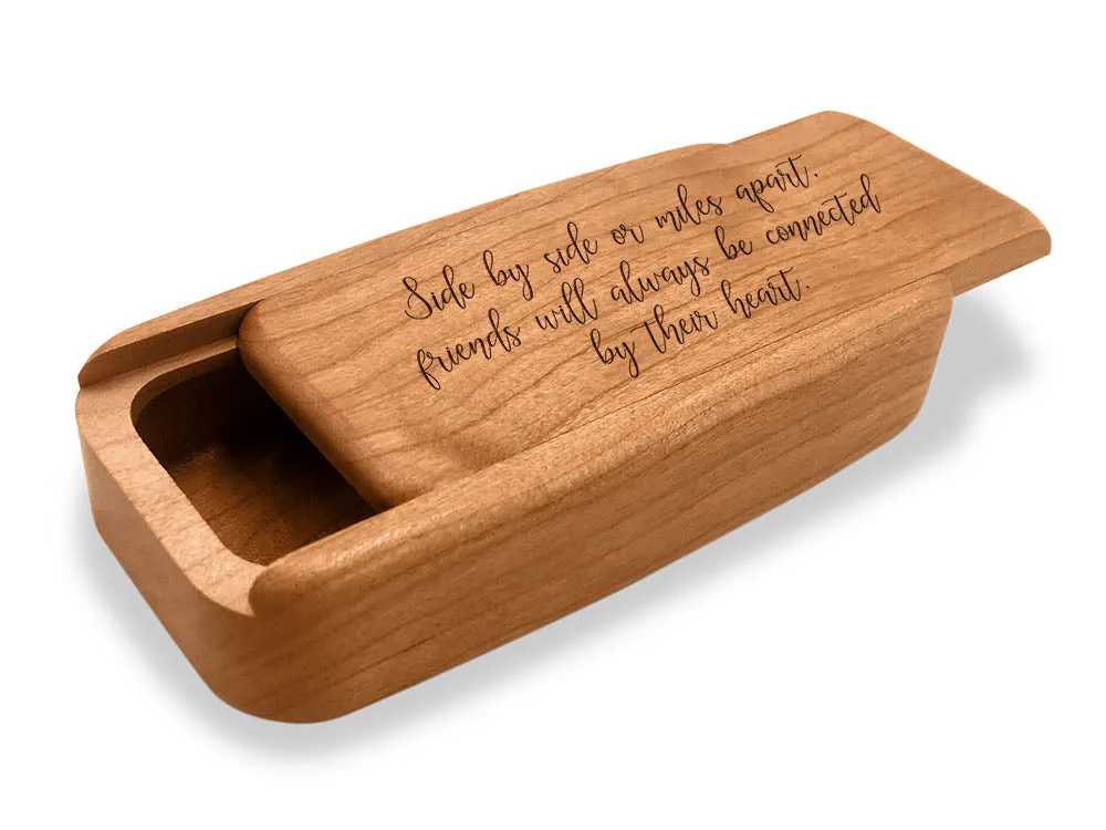 4" Med Wide Cherry - Quote -Friendship