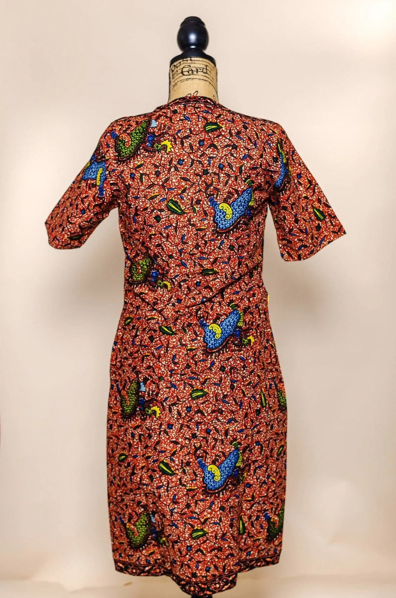 African Print Embroidered Jacket