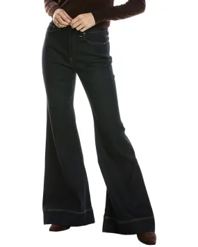 Alice   Olivia High-Rise Bell Jean