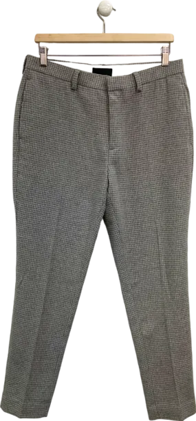 ASOS Grey Check Trousers W 32 L 30