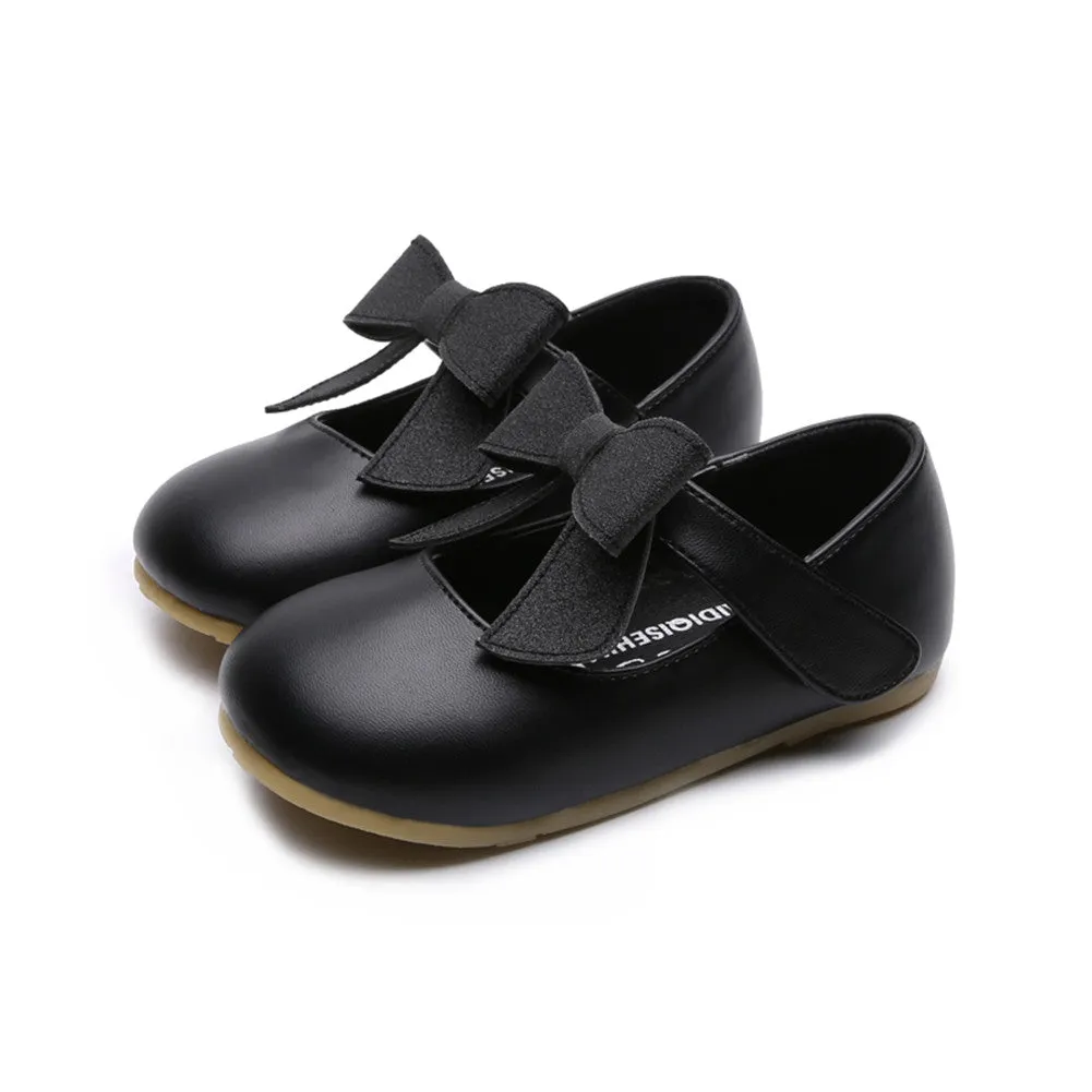 Ballerina Dressy Flat Girls Hook and Loop Party Mary Jane