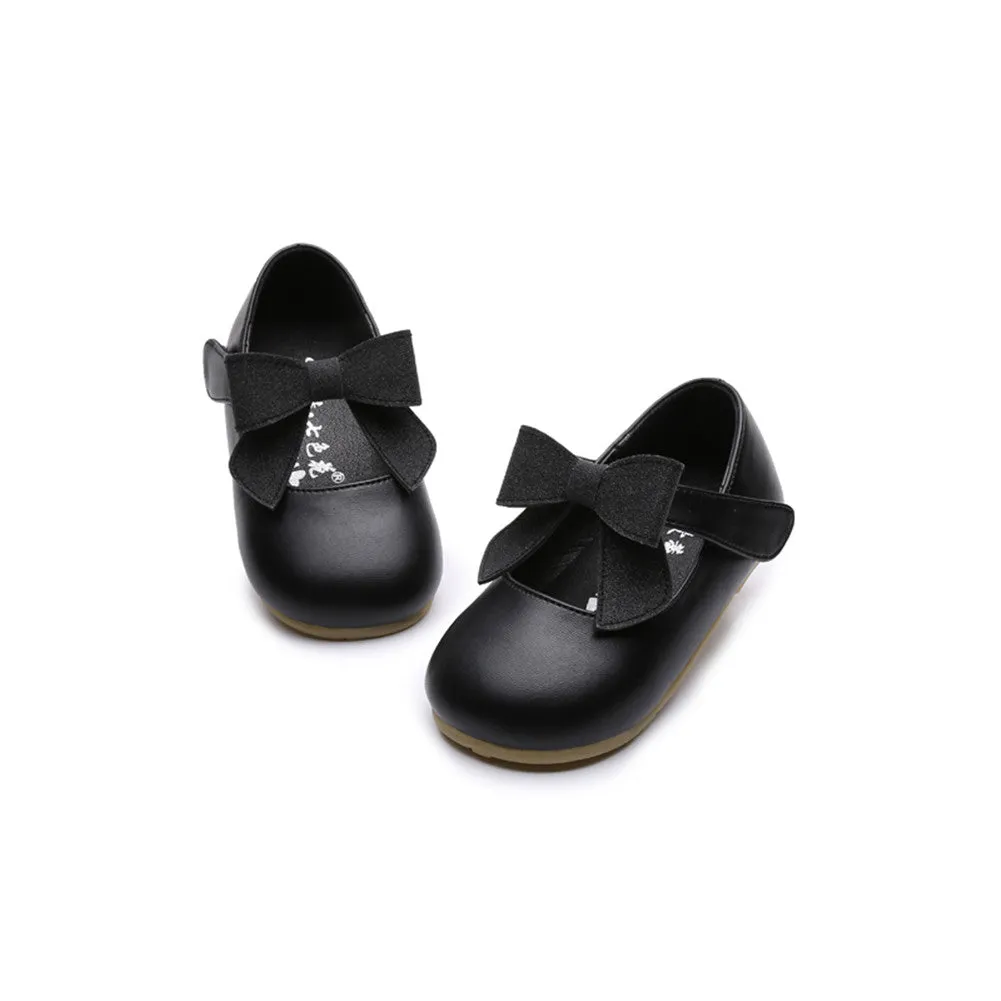 Ballerina Dressy Flat Girls Hook and Loop Party Mary Jane