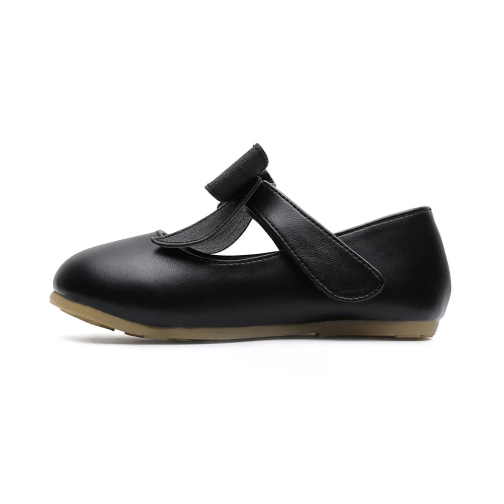 Ballerina Dressy Flat Girls Hook and Loop Party Mary Jane