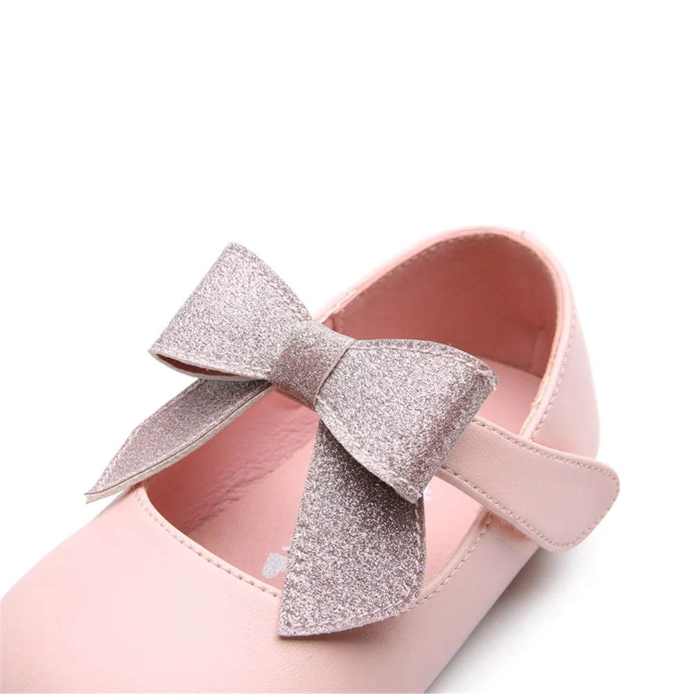 Ballerina Dressy Flat Girls Hook and Loop Party Mary Jane