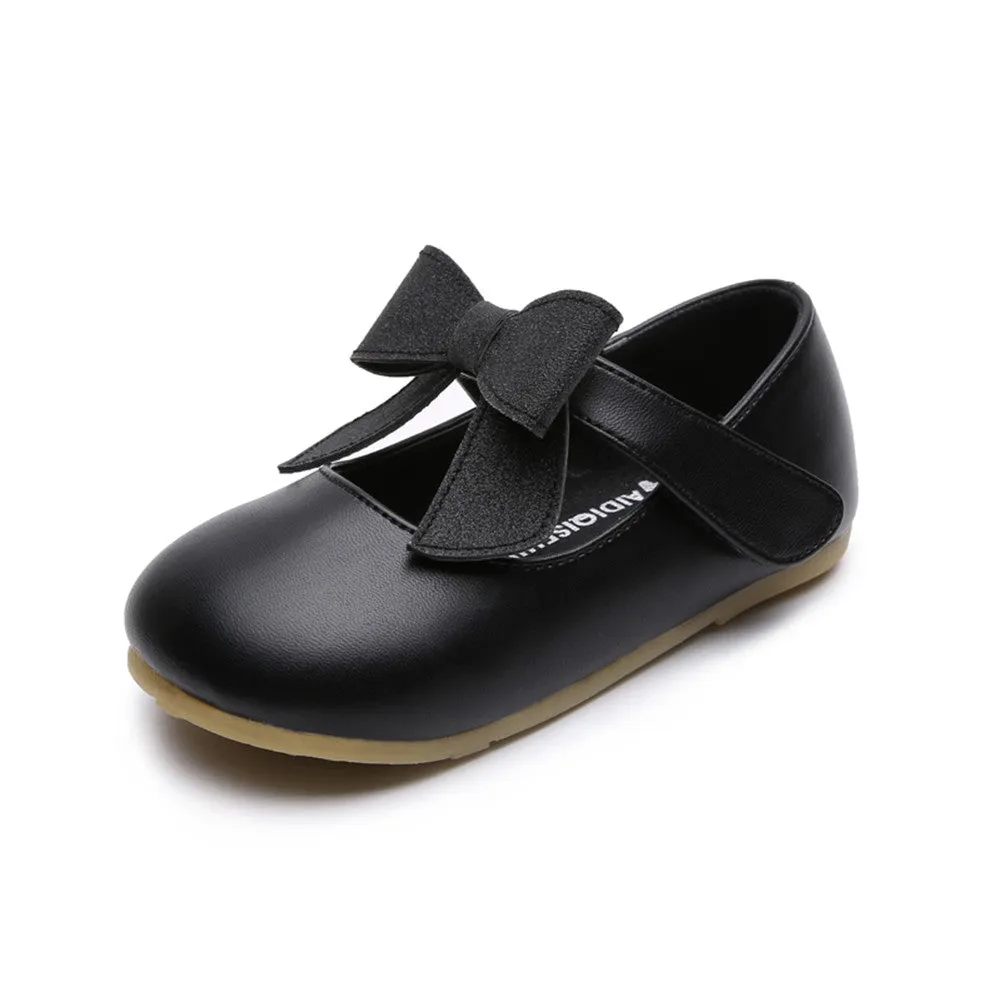 Ballerina Dressy Flat Girls Hook and Loop Party Mary Jane