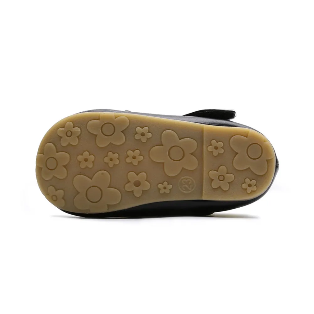 Ballerina Dressy Flat Girls Hook and Loop Party Mary Jane