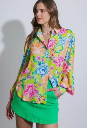 Be Bold Spring Floral Top