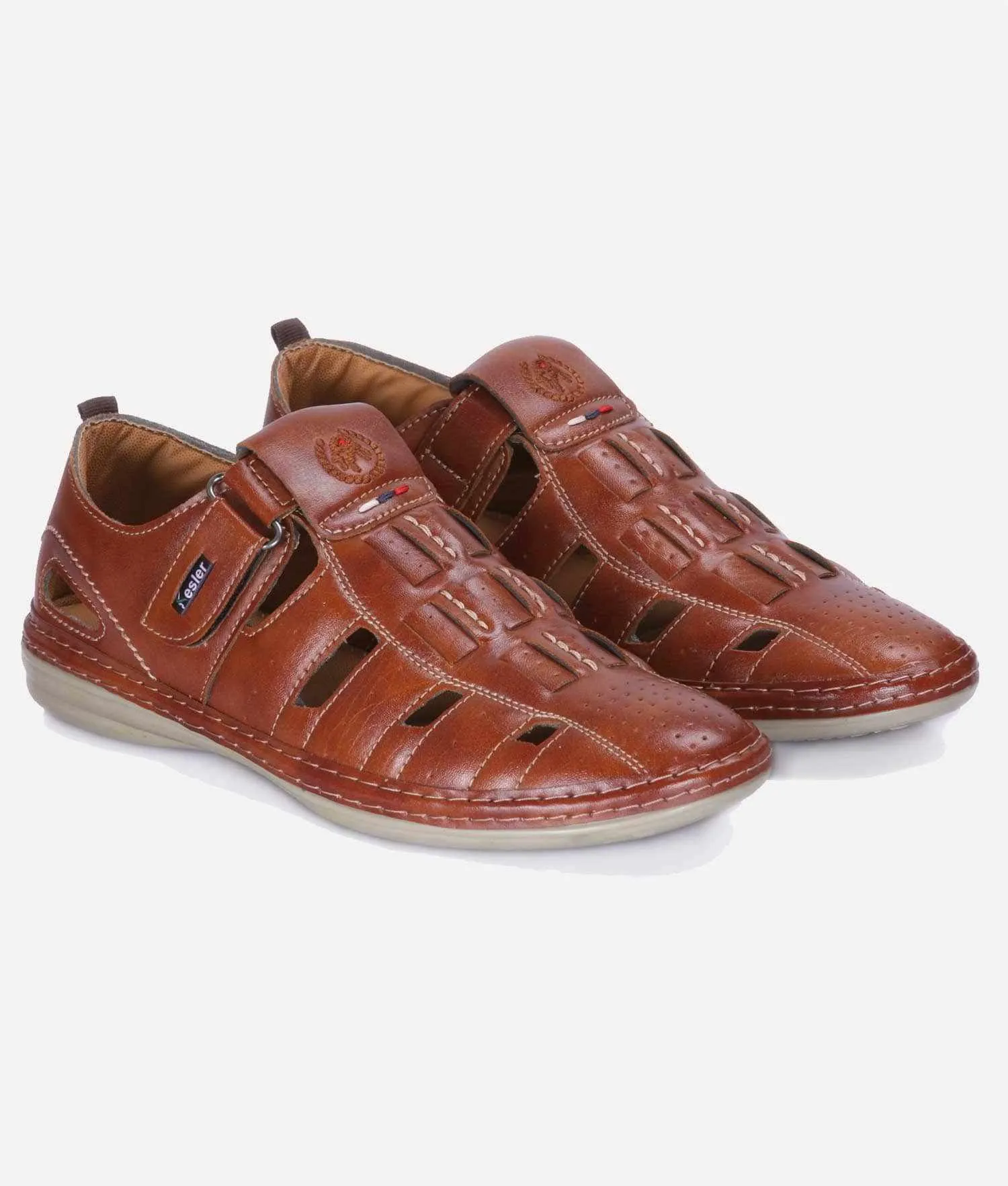 Big Boon Men's sandal Roman Casual Sandal Velcro style