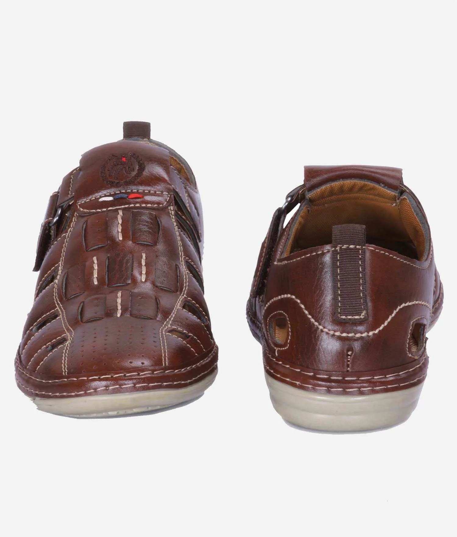Big Boon Men's sandal Roman Casual Sandal Velcro style