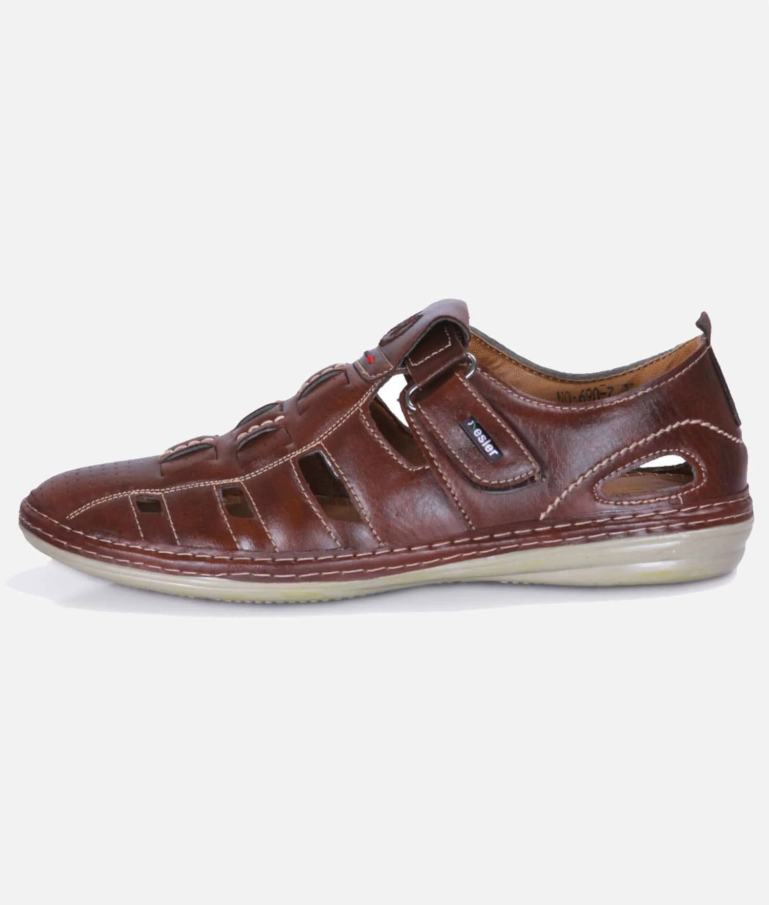 Big Boon Men's sandal Roman Casual Sandal Velcro style