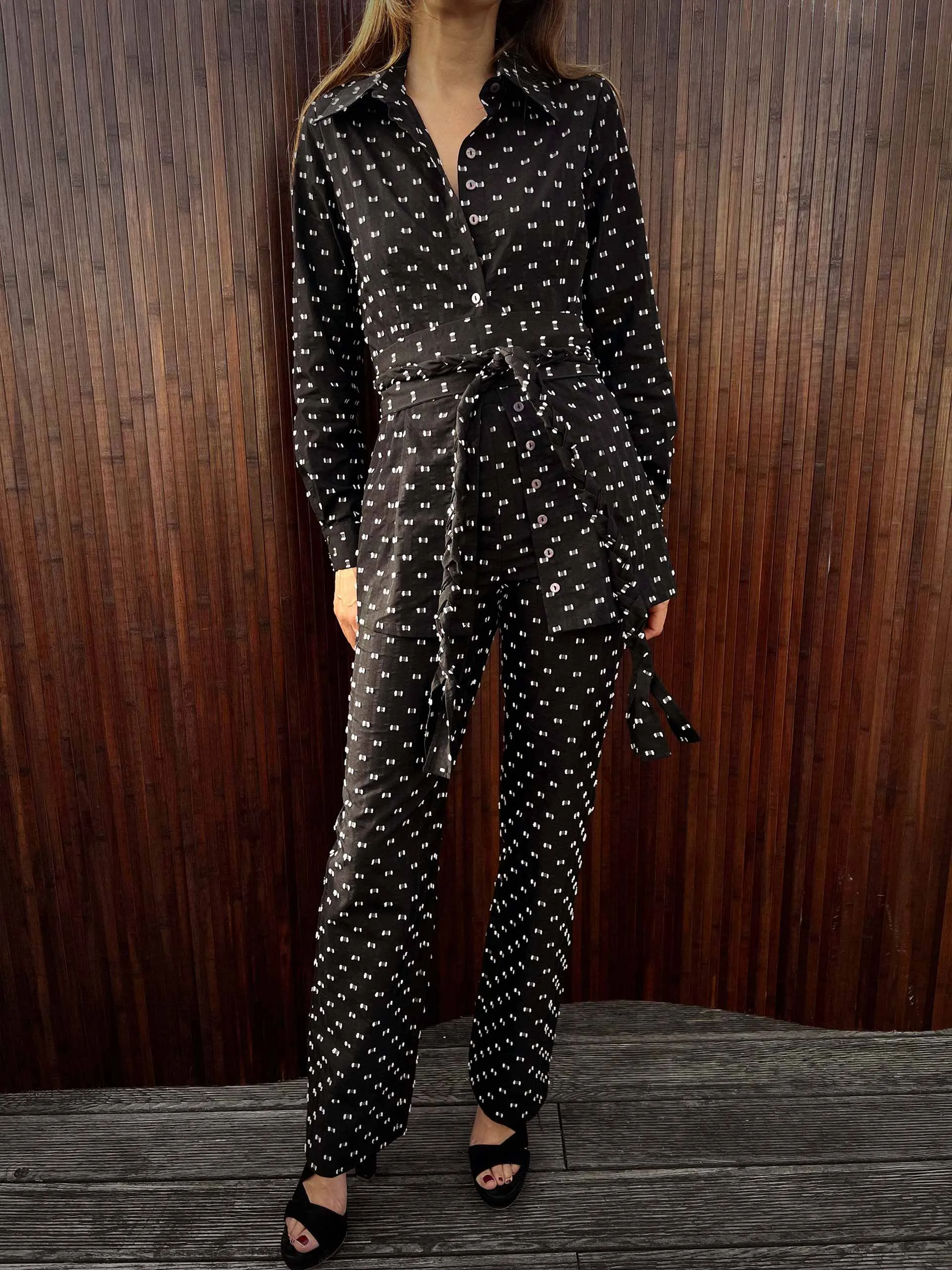 Black Viola trousers