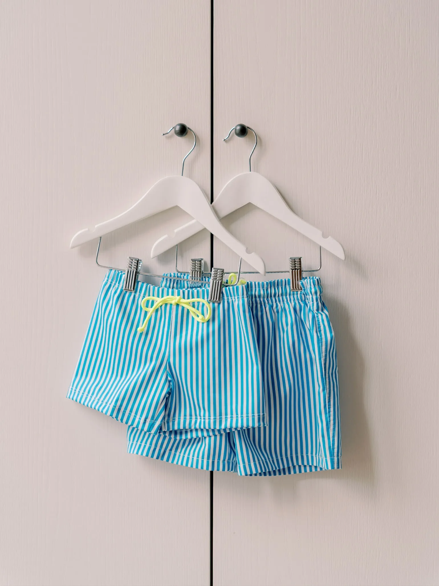 Blue Stripe Bravo Baby Boy Swim Shorts