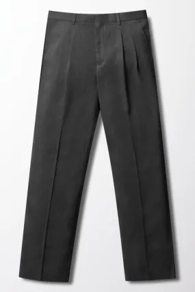 Boys Regular Fit School Pants Grey Toughees