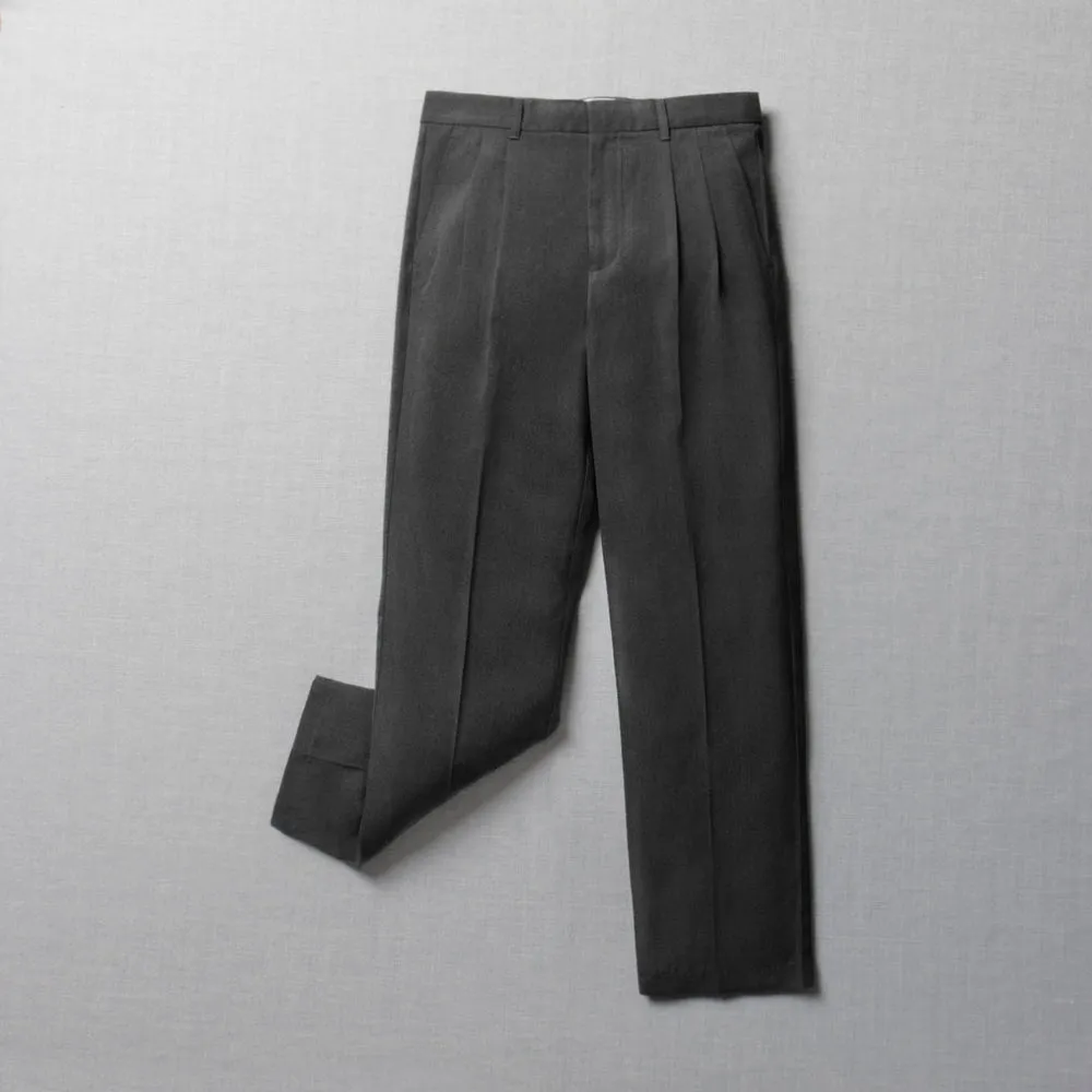 Boys Regular Fit School Pants Grey Toughees