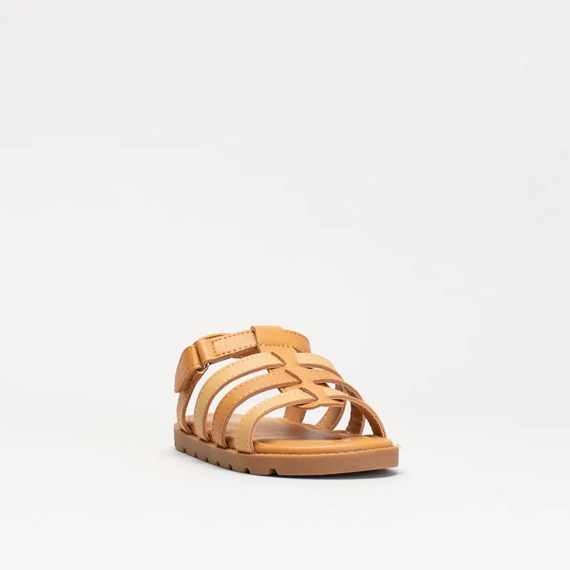Boys Tan Multi Strap Sandal_ 154784