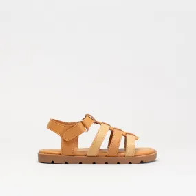 Boys Tan Multi Strap Sandal_ 154784