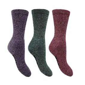 Bramble Ladies All Terrain Socks 3 Pack - Purple/Green/Pink