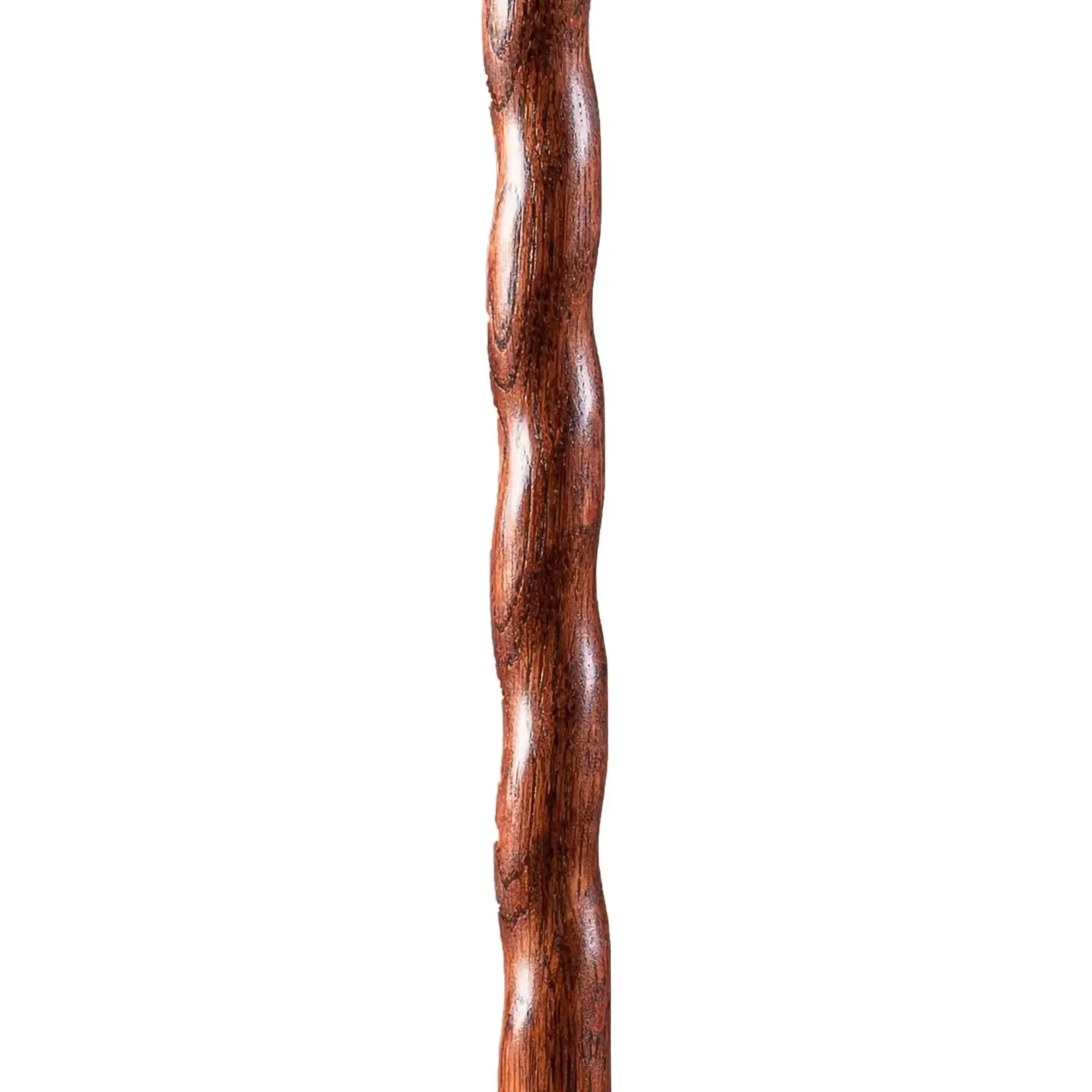 Brazos™ Twisted Oak Trekker Handcrafted Walking Stick, Red, 55-Inch