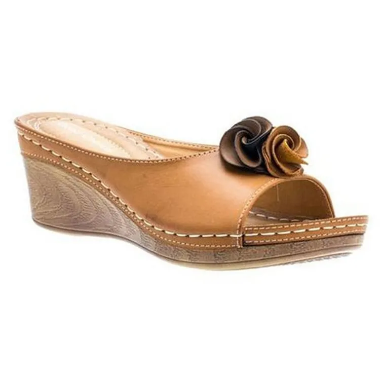 BRONYA COMFORTABLE LEATHER SANDALS