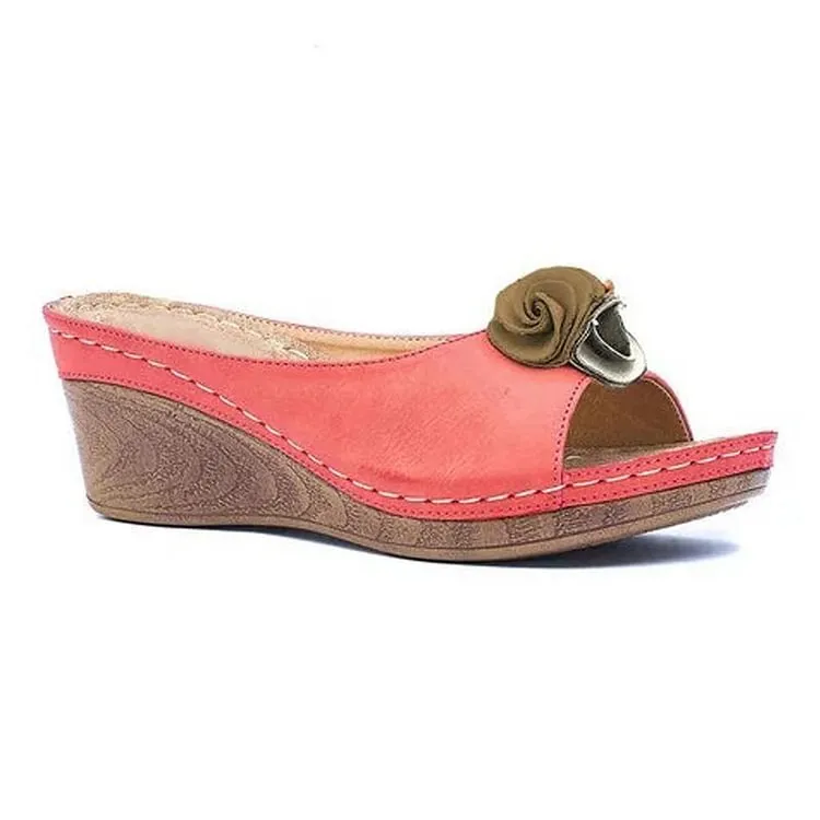 BRONYA COMFORTABLE LEATHER SANDALS