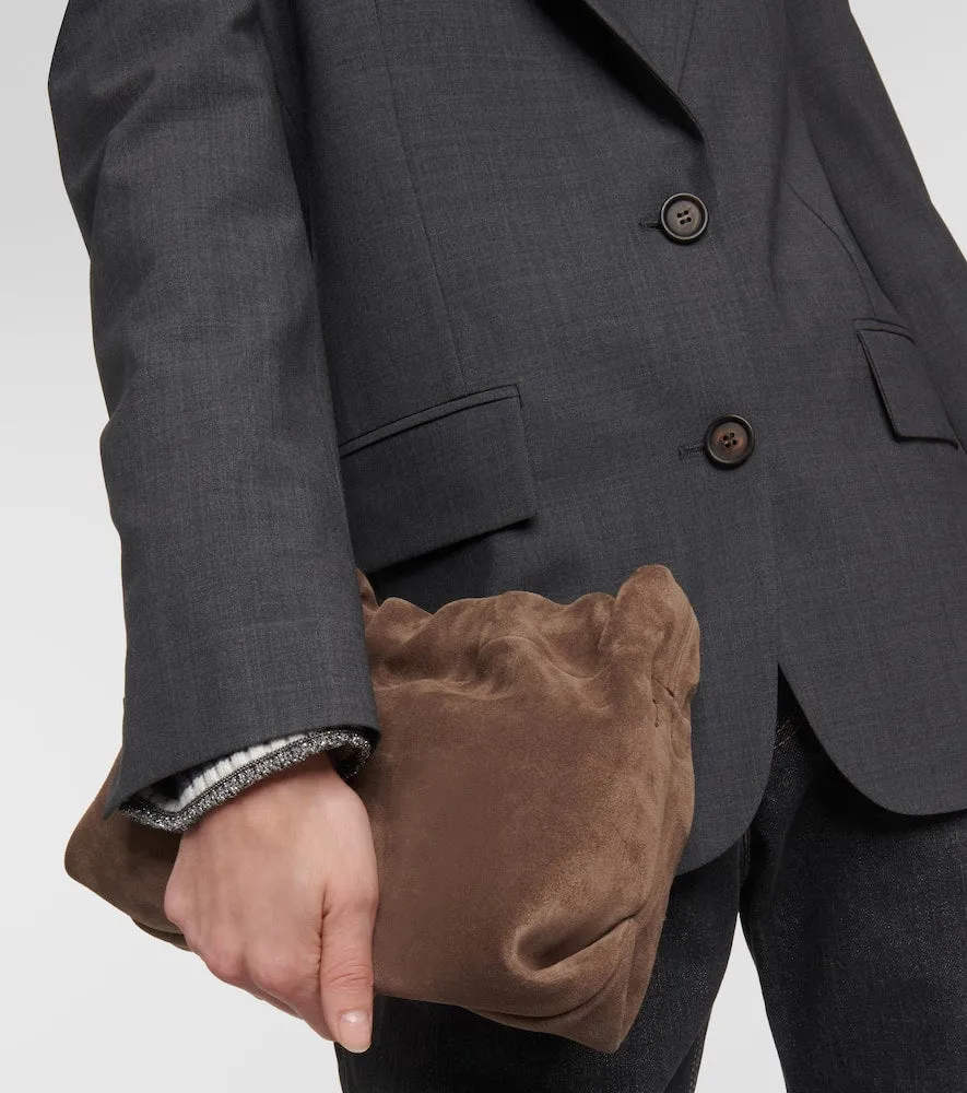 Brunello Cucinelli Oversized wool-blend blazer