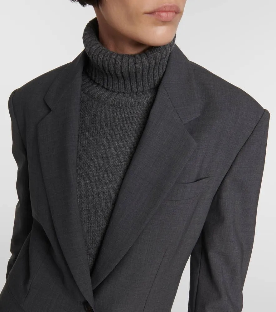 Brunello Cucinelli Oversized wool-blend blazer