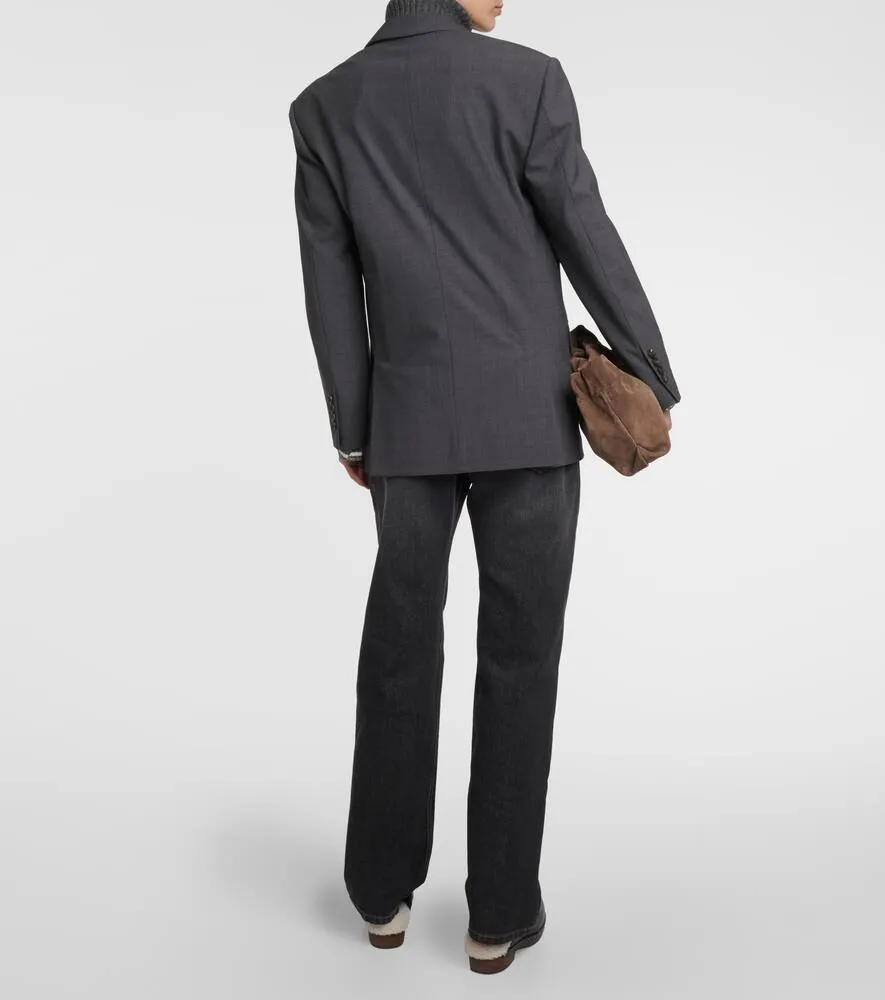 Brunello Cucinelli Oversized wool-blend blazer