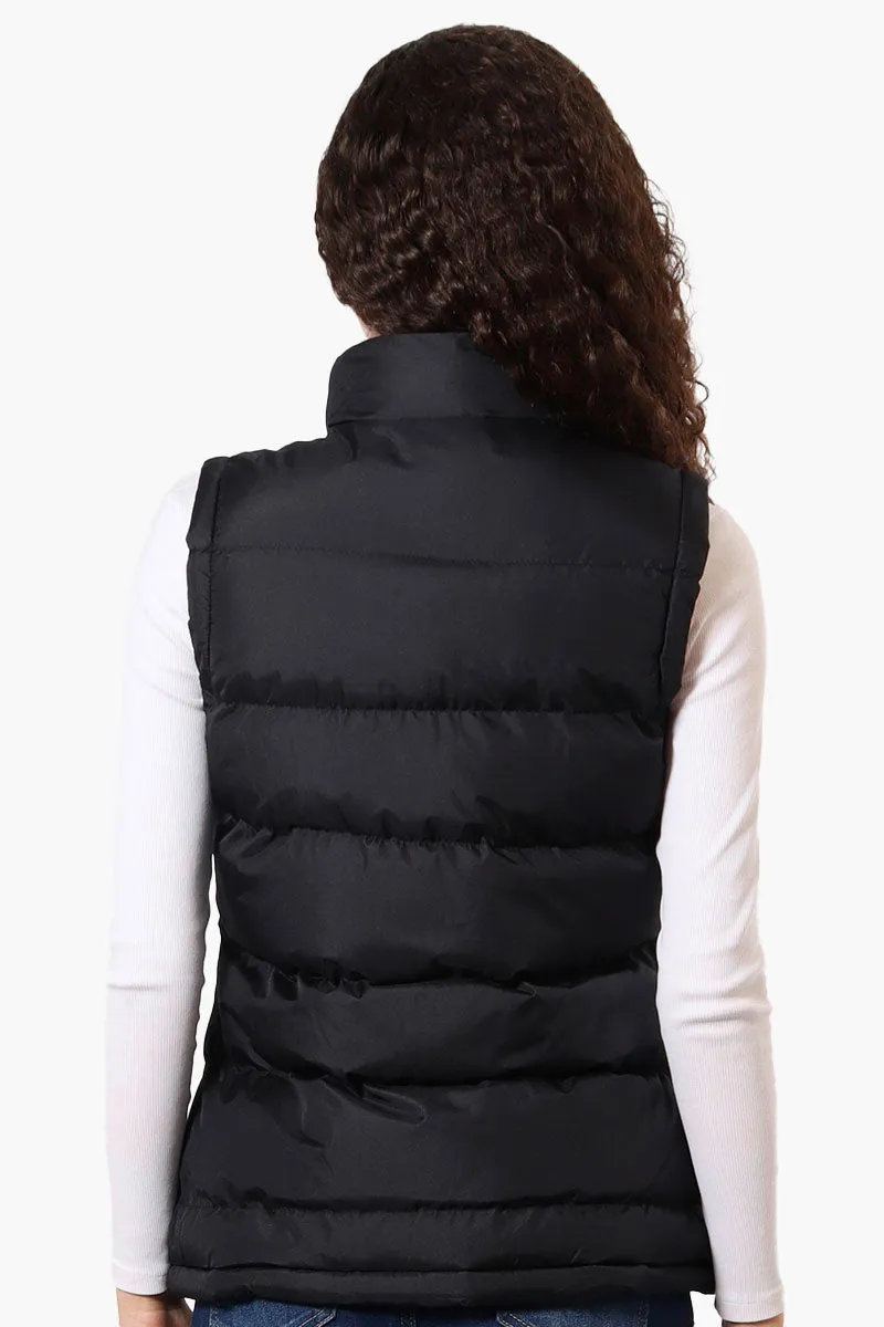 Canada Weather Gear Fleece Lined Collar Bubble Vest - Navy