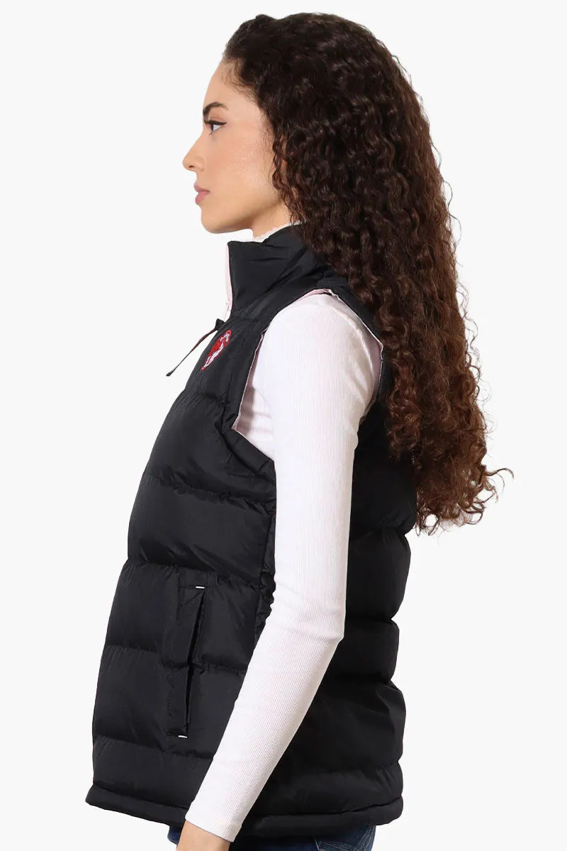 Canada Weather Gear Fleece Lined Collar Bubble Vest - Navy