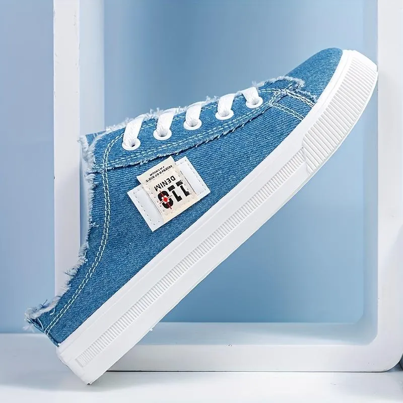 Canvas Shoes Slip-On Semi-trail Flat Fashion Casual Shoes