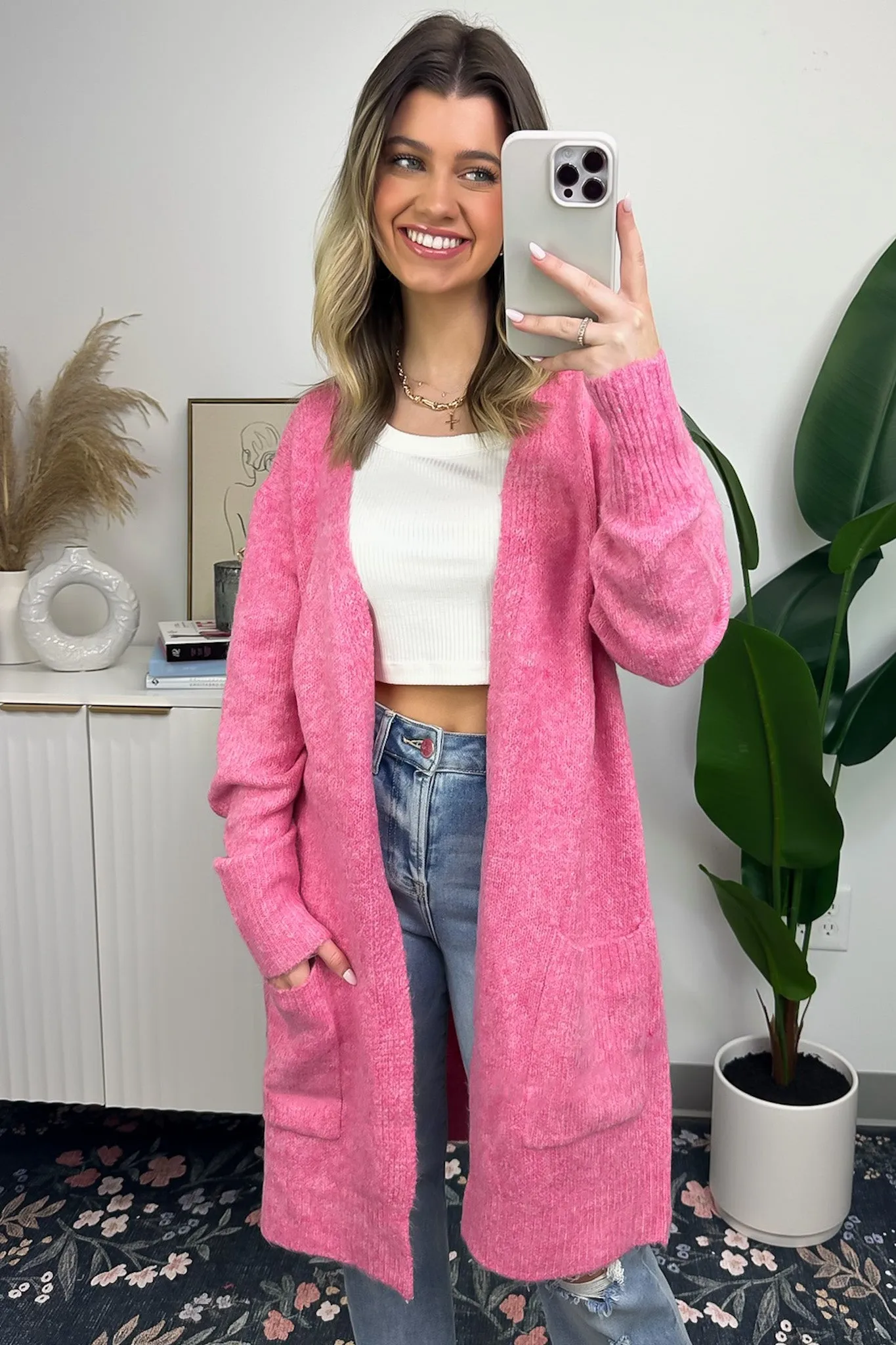 Carey Soft Knit Pocket Cardigan - FINAL SALE