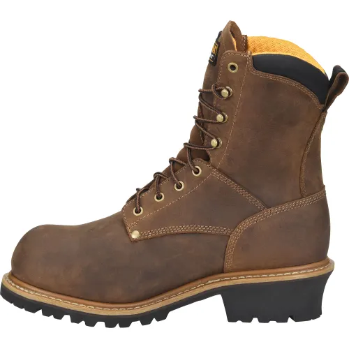Carolina Men's Poplar 8"� Composite Toe Waterproof Ins Loggger Work Boot - CA9851