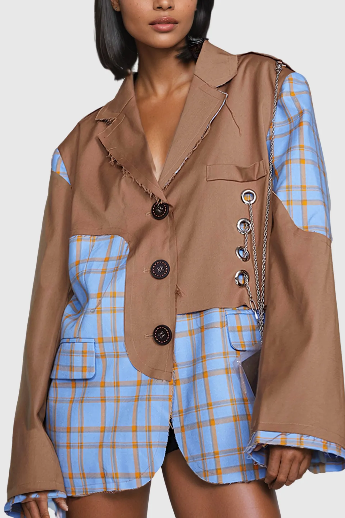 Chain Deconstruct Grid Blazer