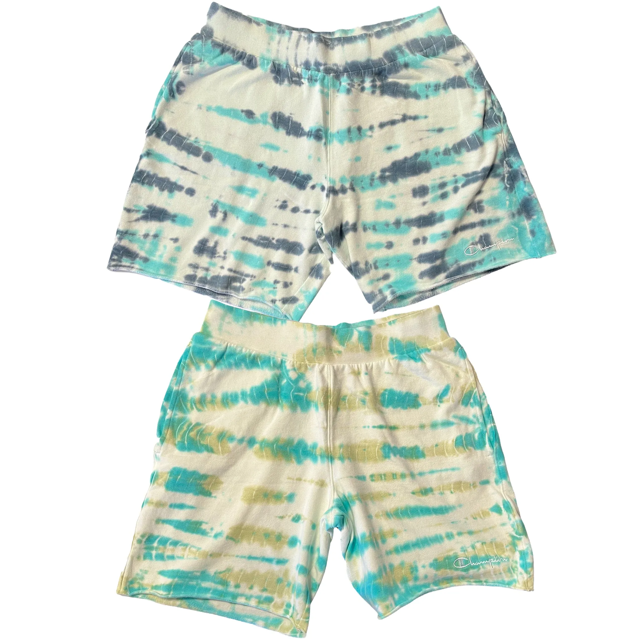 Champion Men's Wave-Dye Lightweight Fleece Shorts 7"
