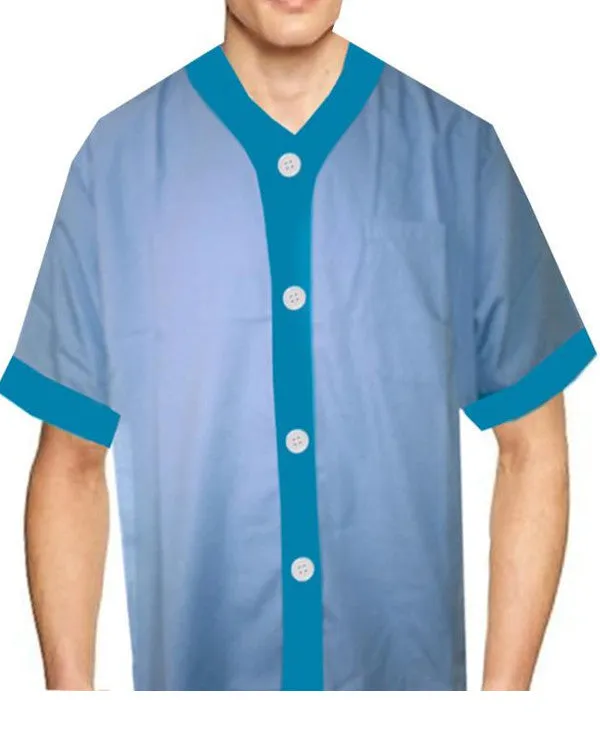 Custom men's utility shirts short sleeve