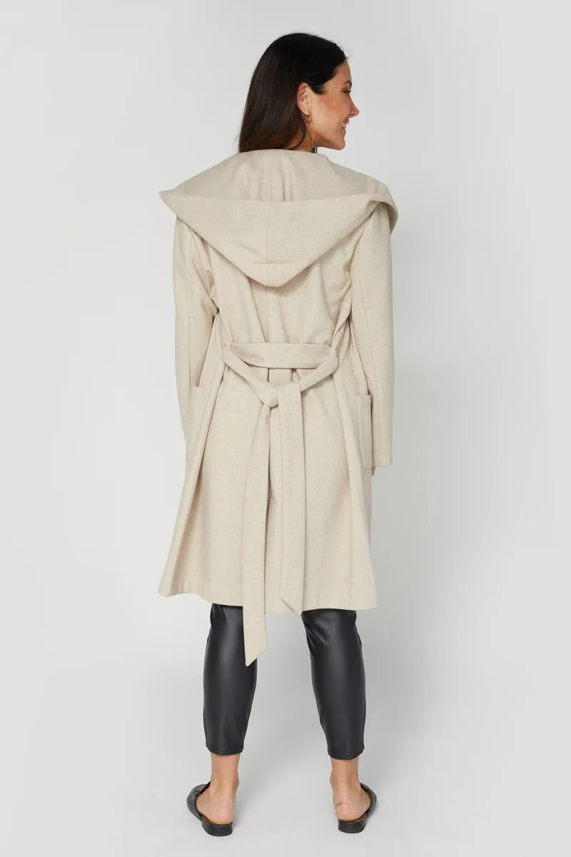 Dear Sutton - Aspen Coat - Alabaster Marle