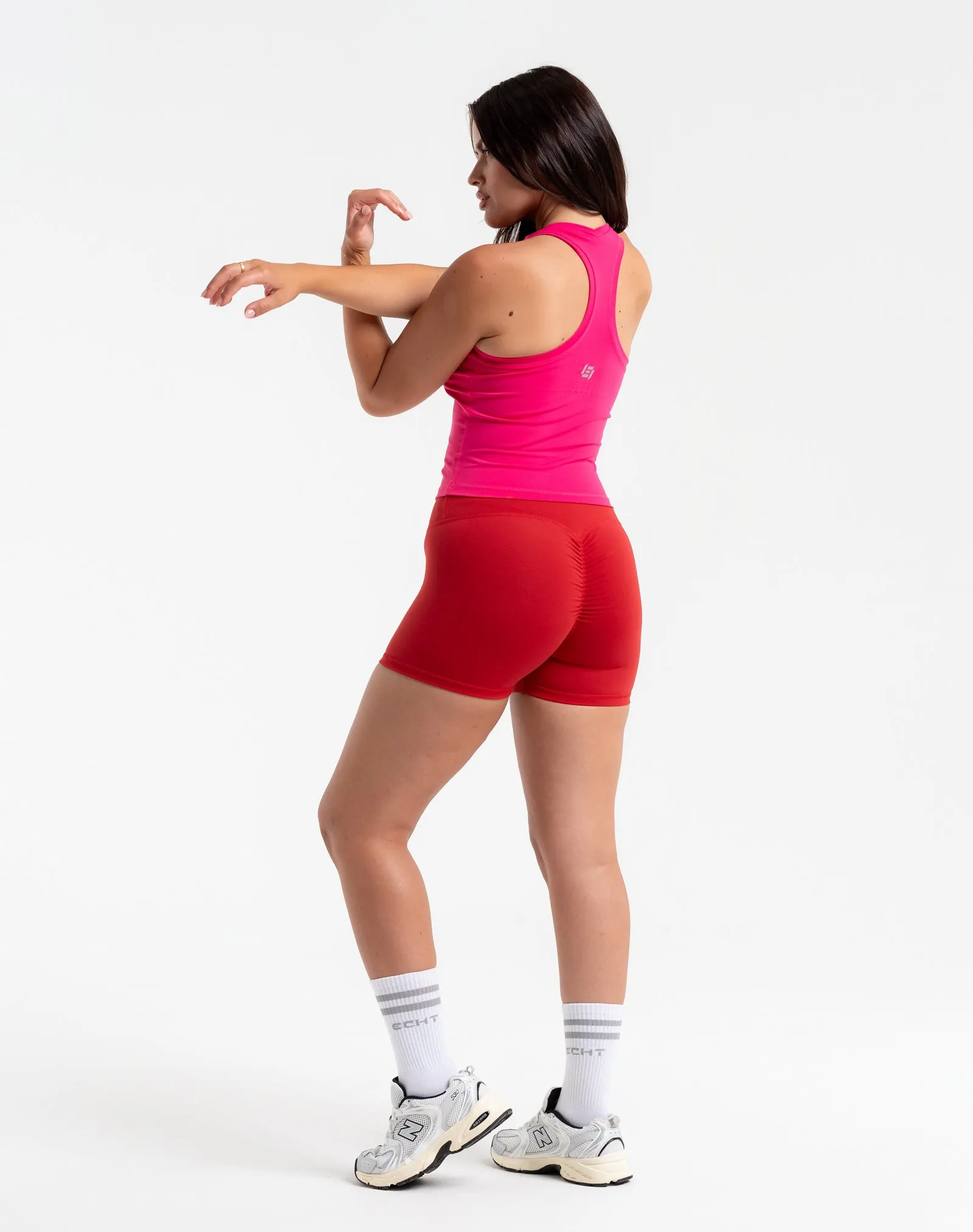 Echt Midriff Singlet - Pink