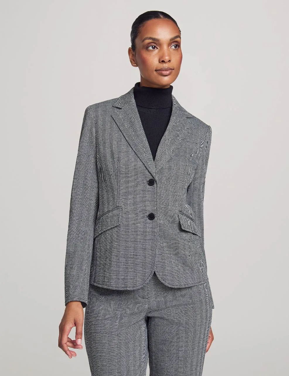 Executive Collection Two Button Jacket With Pants and Skirt