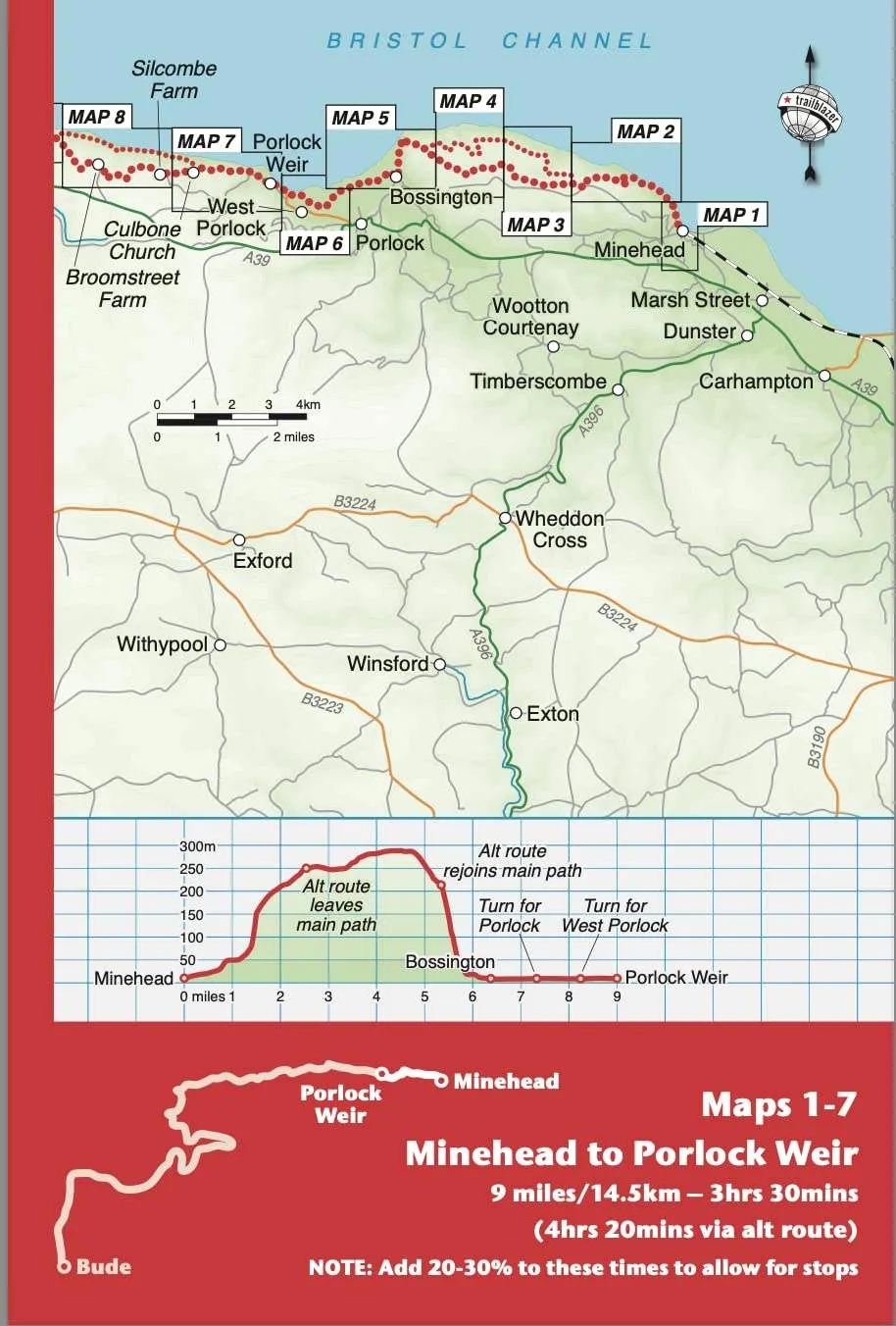 Exmoor & North Devon Coast Path by Trailblazer (2022)