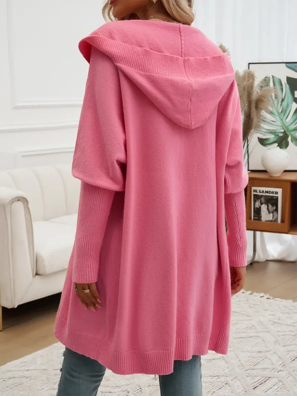 Favorite Fall Longline Hooded Cardigan for Women