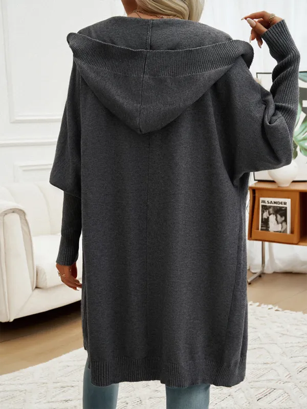 Favorite Fall Longline Hooded Cardigan for Women