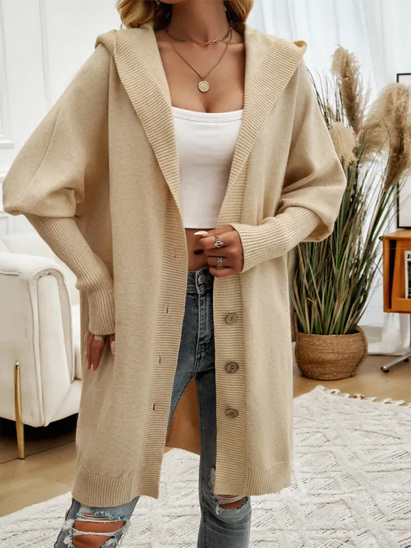 Favorite Fall Longline Hooded Cardigan for Women