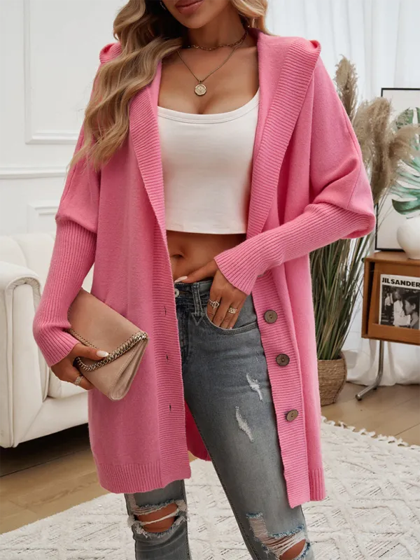 Favorite Fall Longline Hooded Cardigan for Women