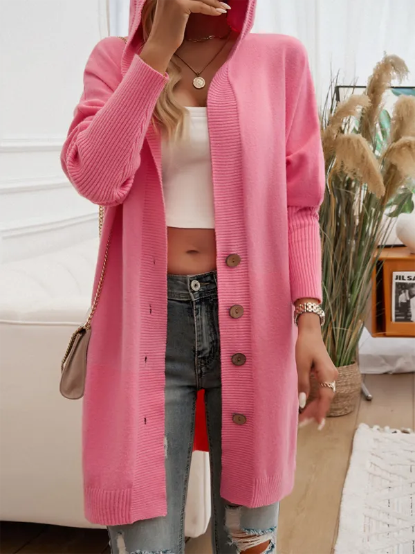 Favorite Fall Longline Hooded Cardigan for Women