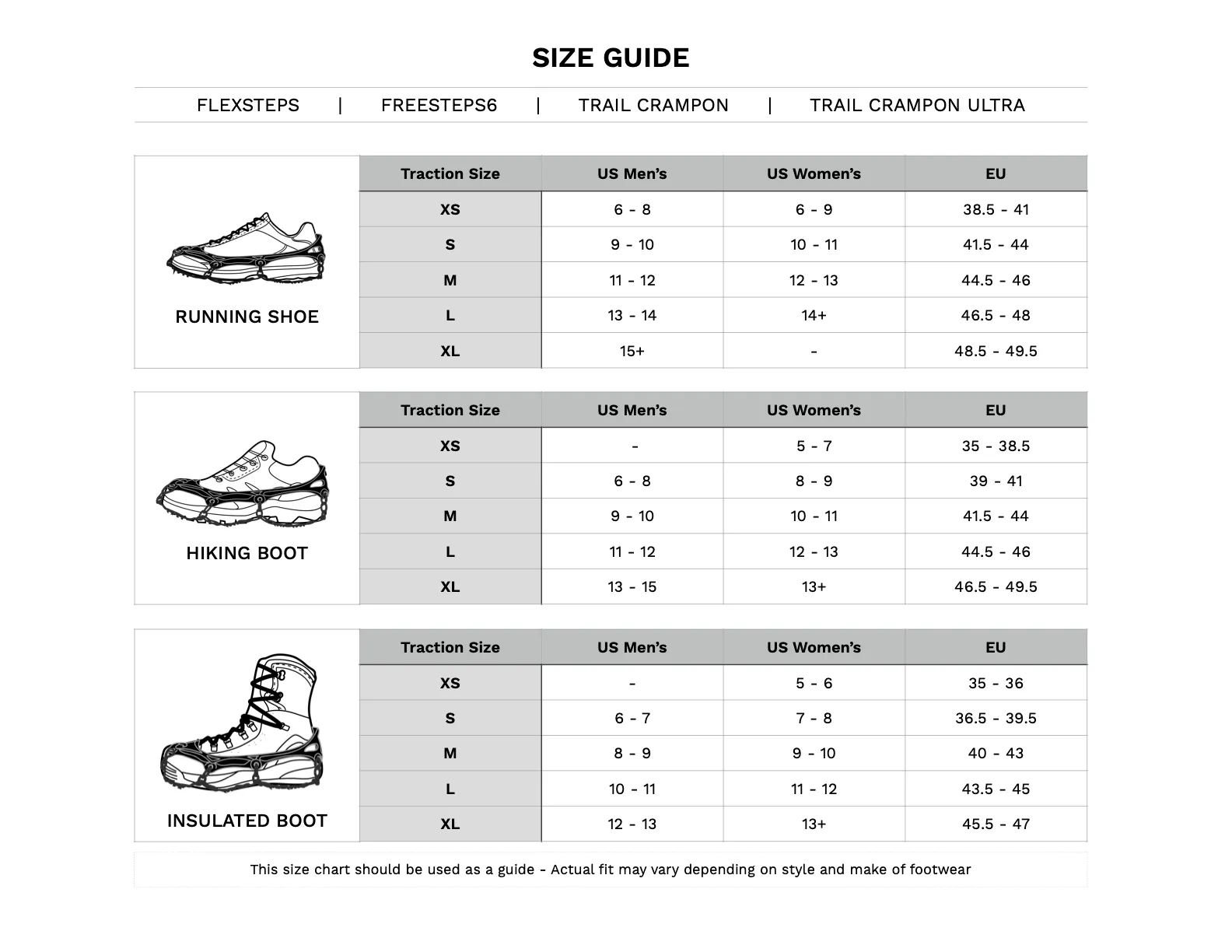 FreeSteps6® Crampons [US]