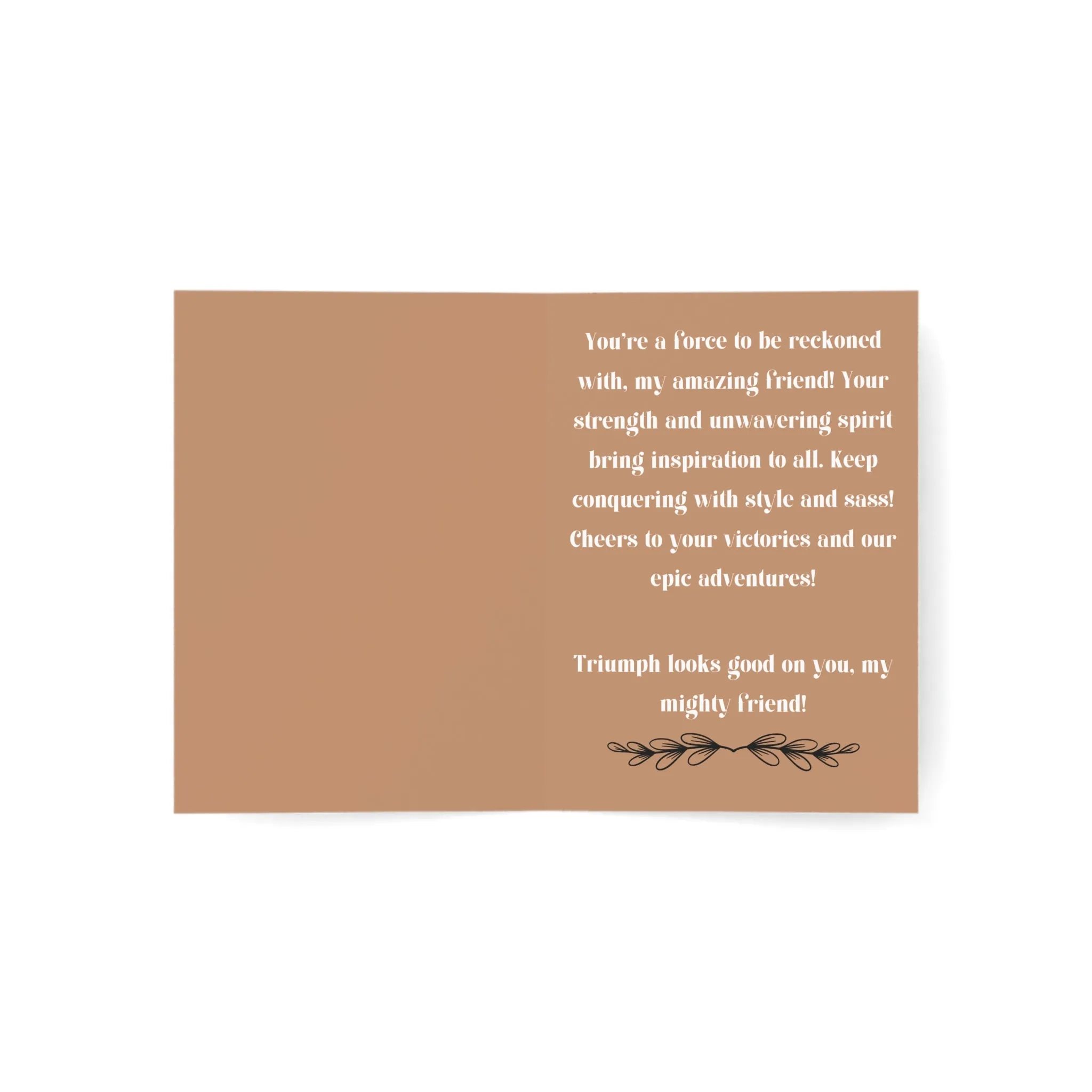Friends Strength Greeting Cards (1, 10, 30, and 50pcs)