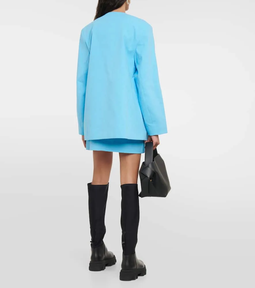 Ganni Cotton blazer